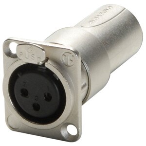 Neutrik NA3FDM XLR "D" Series 3-Pin Female to Male Adapter